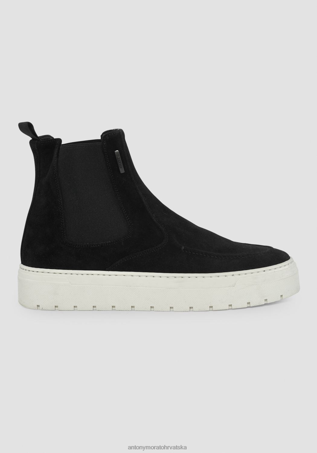 obuća Antony Morato martin visoke antilop tenisice crno muškarci L2H4F304