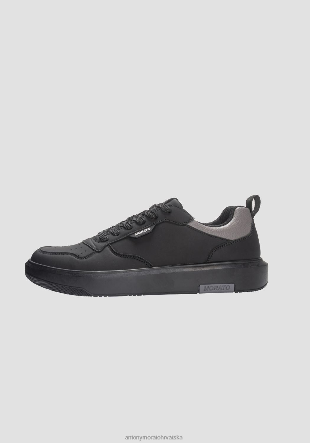 obuća Antony Morato mayon niske tenisice od umjetne kože crno muškarci L2H4F294