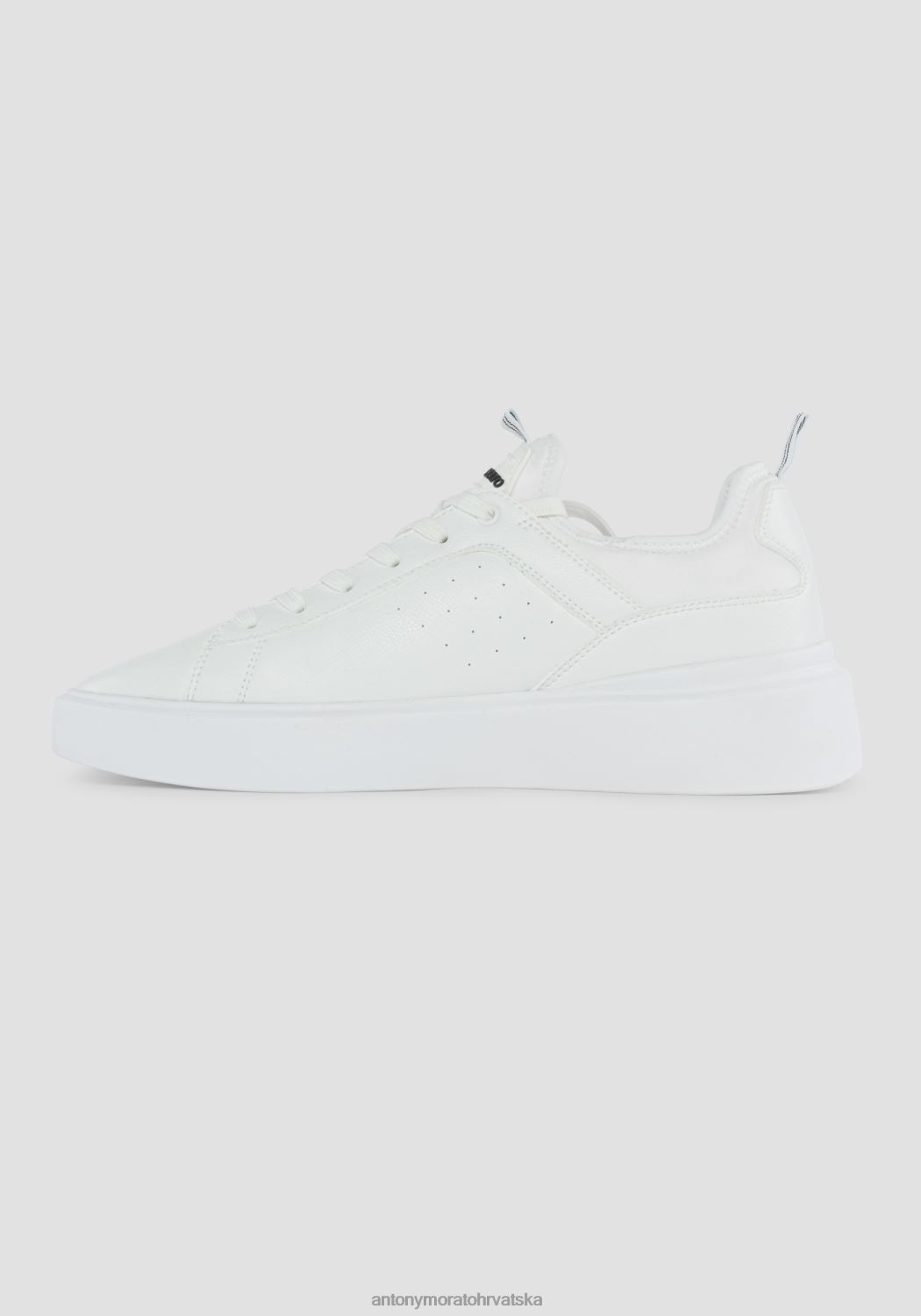 obuća Antony Morato niske tenisice barnet od ispucane umjetne kože s čarapama od rastezljive tkanine ton na ton bijela muškarci L2H4F320