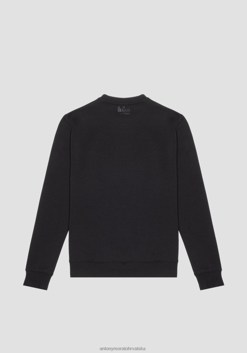 odjeća Antony Morato trenirka regularnog kroja od mješavine pamuka s printom beatlesa crno muškarci L2H4F54