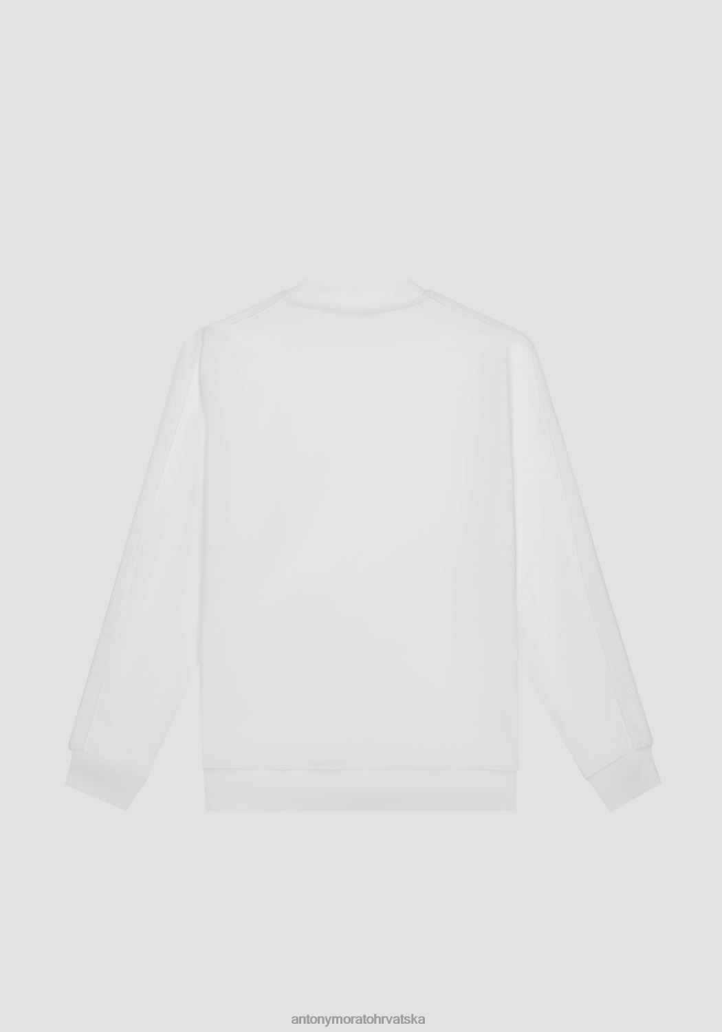 odjeća Antony Morato trenirka standardnog kroja od mješavine pamuka s izvezenim logotipom krema muškarci L2H4F51