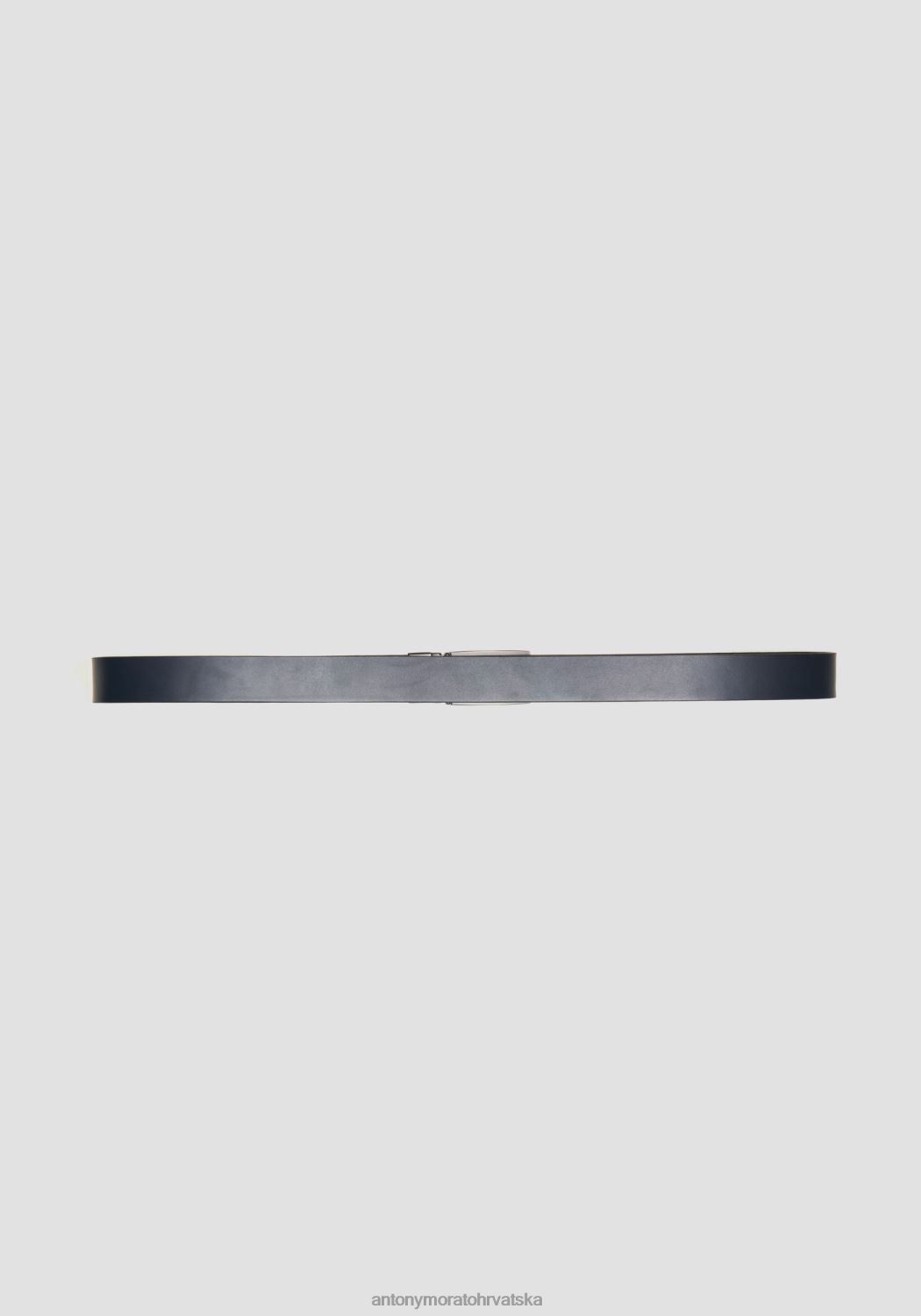 pribor Antony Morato dvostruki kožni remen crno muškarci L2H4F346